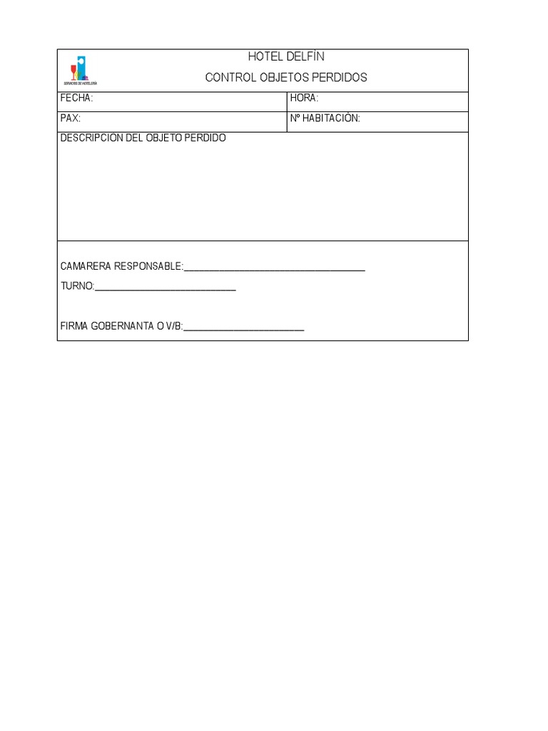control-de-objetos-perdidos-en-hotel-pdf-finanzas-y-dinero