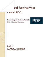 CRVO: Central Retinal Vein Occlusion