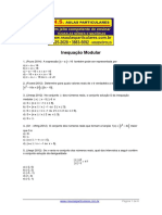 Inequações Modulares