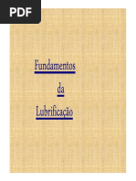 Fundamentos Da Lubrificação