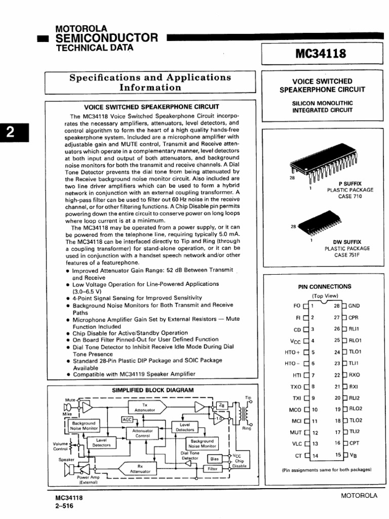 MC34118 PDF | PDF | Computers