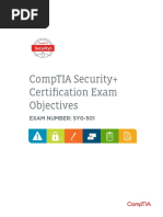 Comptia Security Sy0 501 Exam Objectives PDF