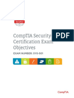 Comptia Security Sy0 501 Exam Objectives PDF
