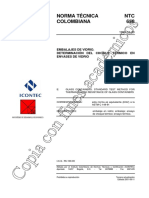 NTC658 Envases Vidrio Choque Termico (Marca)