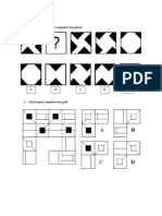 Choose The Image That Completes The Pattern: Abstract Reasoning