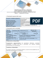 Guía de Actividades y Rúbrica de Evaluación Taller 6. Exposición de Texto