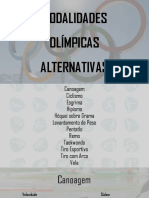 Modalidades Olimpicas Alternativas