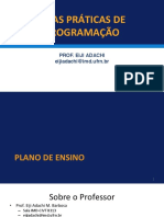 Apresentação - Boas Praticas de Programação