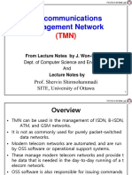 Telecommunications Management Network: From Lecture Notes by J. Won-Ki Hong