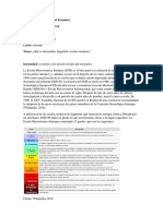 Intensidad, Magnitud, Escalas Sismicas