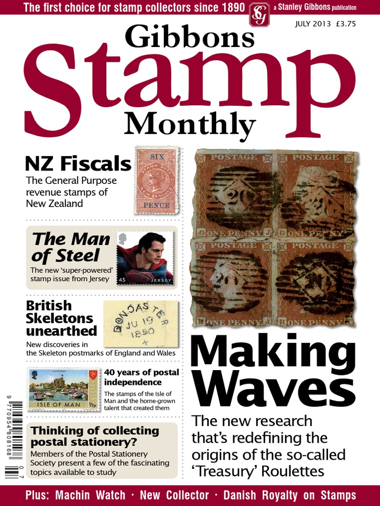 Gibbonsstampmonthly2013 07pdf Postage Stamp Mail - 