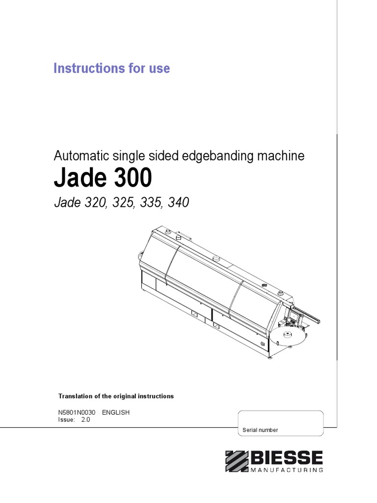Jade 340 Manual PDF | PDF | Belt (Mechanical) | Decibel