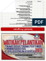 Buku Program Pelantikan Pengawas