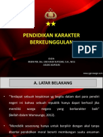 Pendidikan Karakter Berkeunggulan