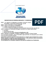 Pasos A Seguir Inscripciones Ante El Registro Mercantil