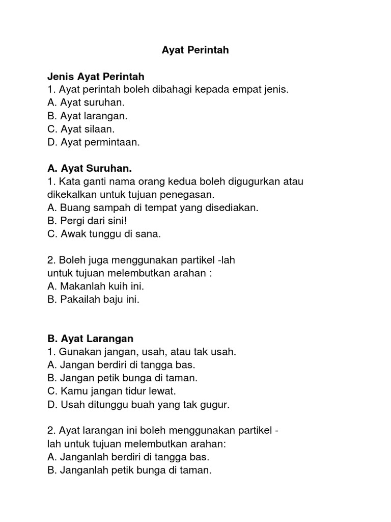Ayat Perintah Thn 3