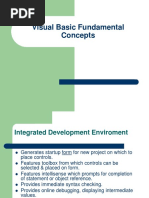 Visual Basic Fundamental Concepts