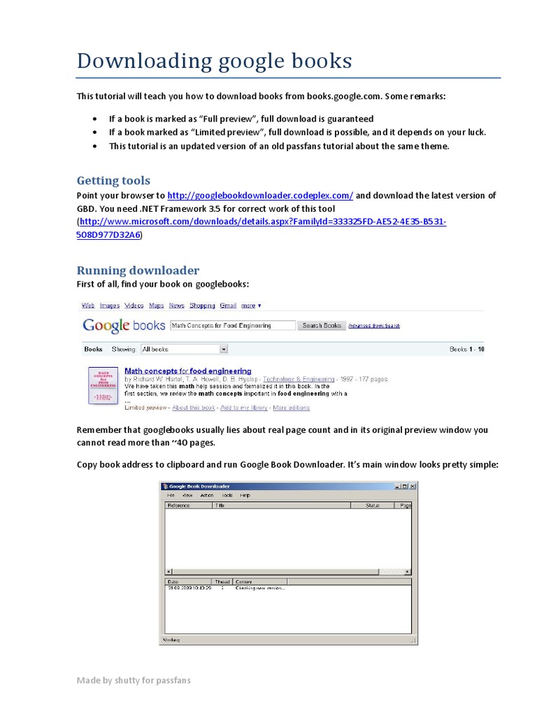 Downloading Google Books PDF | PDF | Proxy Server | Google Books
