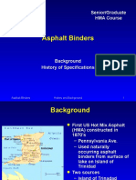 Asphalt Binders: Senior/Graduate HMA Course