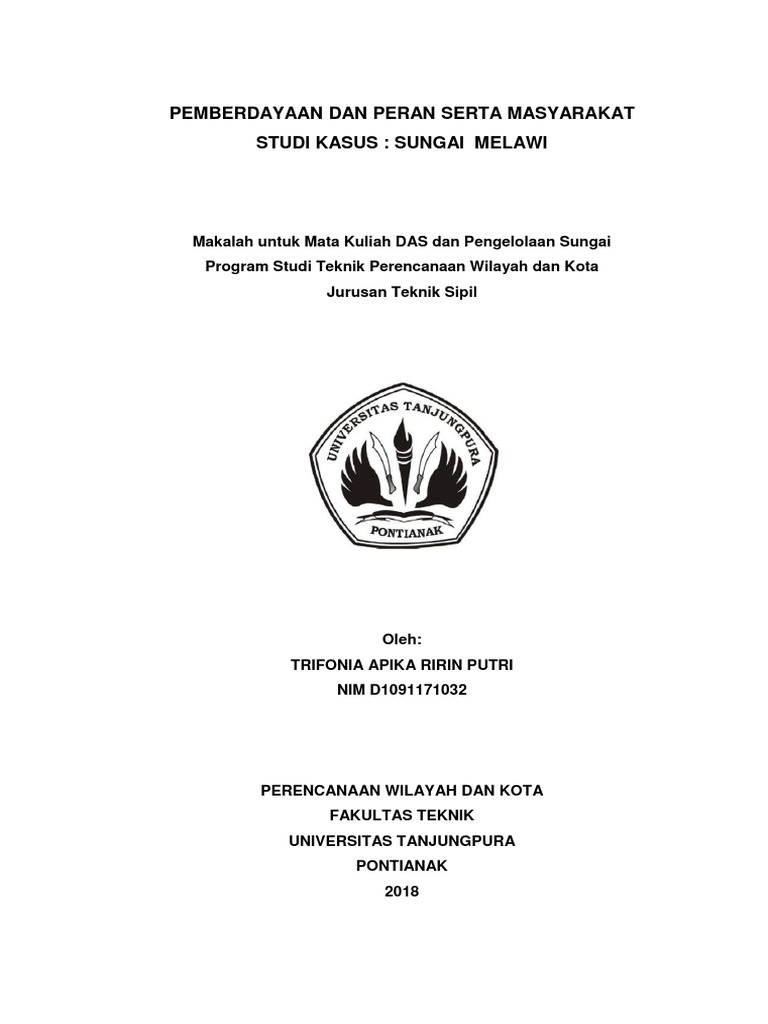 Contoh Makalah Ekosistem Sungai Dikdasmen