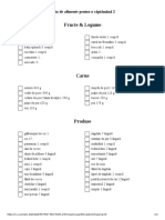 Grocery List For Week 2 PDF