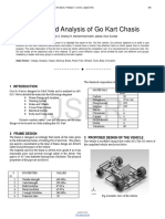 Design and Analysis of Go Kart Chasis PDF