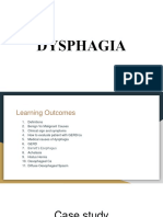 Medical Causes of Dysphagia - Evaluation and Diagnosis of GERD and Esophageal Cancer