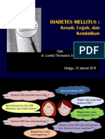 Materi Prolanis Januari 2019 Kenali Cegah Kendalikan Diabetes