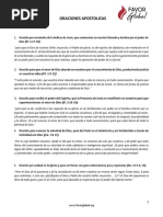 Oraciones Apostolicas