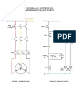Rangkaian 1 Motor Dioperasikan Dari 2 Tempat PDF