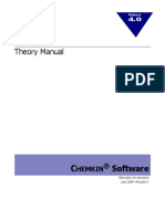 CHEMKIN Theory PDF