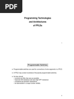 Programming Technologies and Architectures of FPLDS: Programmable Switches