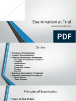 Examination at Trial