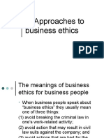 Approaches to business ethics explained