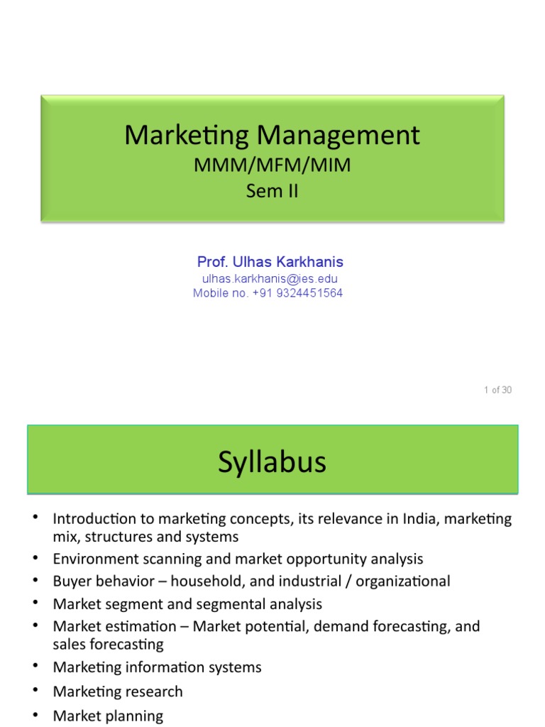 Fundamentals of Marketing Concepts | PDF | Market Segmentation | Marketing