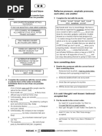 REFUERZO 4º ESO: Revisión Gramática Unidad 3