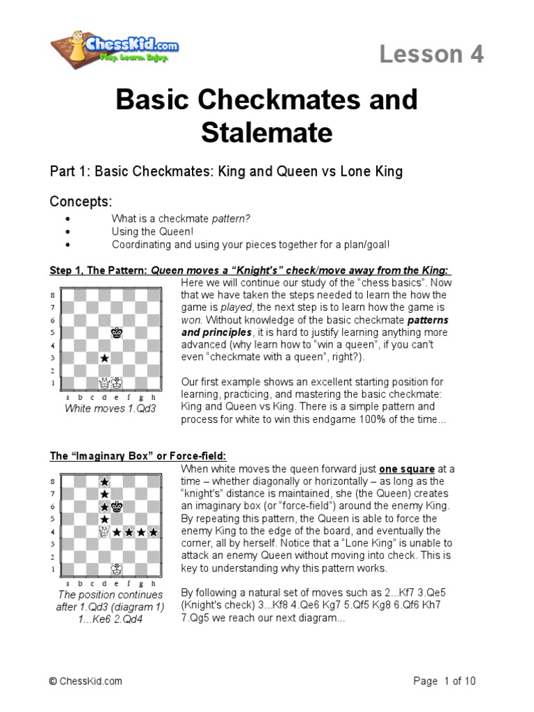 Lesson 4 PDF | PDF | Chess | Abstract Strategy Games