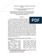 Pengaruh Penggunaan Kemasan Terhadap Mut PDF