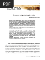 O romance antigo - Teorização e crítica, Pedro Ipiranga Júnior.pdf