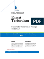 Modul 03 Parameter-Parameter Kinerja Turbin Air