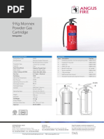 MX9G 9Kg Monnex Powder Gas Cartridge