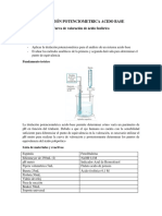 Titulación potenciométrica ácido fosfórico