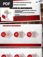 Evolución Del Mantenimiento