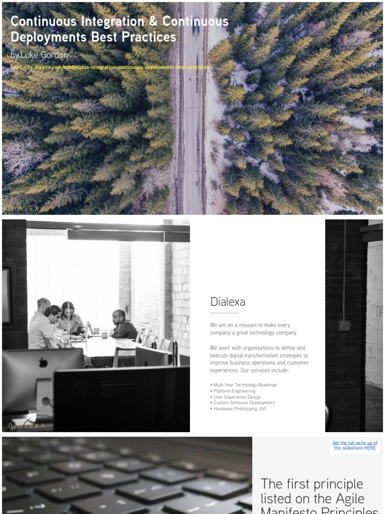 Continuous Integration & Continuous Deployments Best Practices | PDF ...
