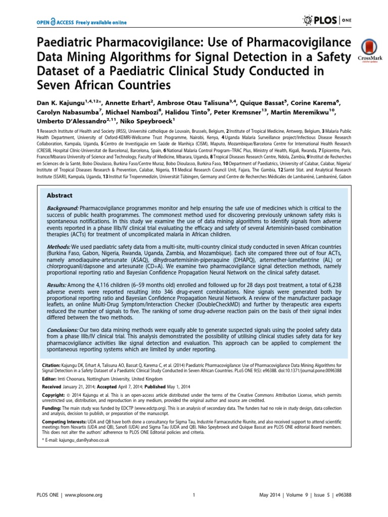 Pediatric Pharmacovigilance | PDF | Pharmacovigilance | Clinical Trial