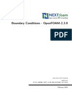 BoundaryConditions - Of230 OPENFOAM PDF