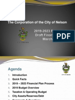 City of Nelson 2019 Financial Plan Presentation