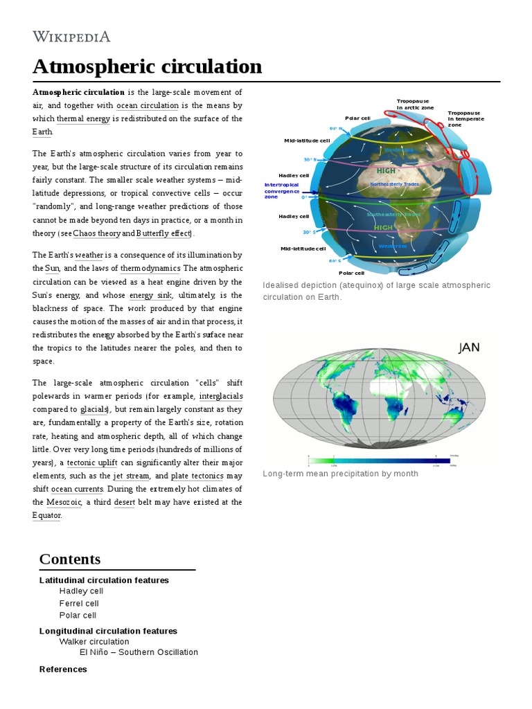 Atmospheric Circulation | PDF | Atmospheric Circulation | Hydrography