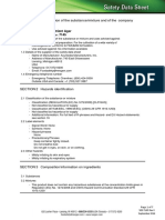 SECTION 1 Identification of The Substance/mixture and of The Company