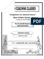 Nilesh Coaching Class, LOGARITHM AND CALCULATION, Nagpur